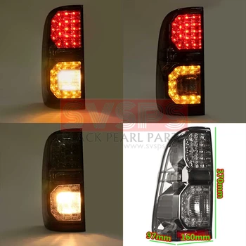 

Car Led Tail Light For Toyota Hilux Vigo KUN26 SR SR5 Workmate 2004-2015 Taillight Rear Reverse Brake Fog Lamp Accessories Led