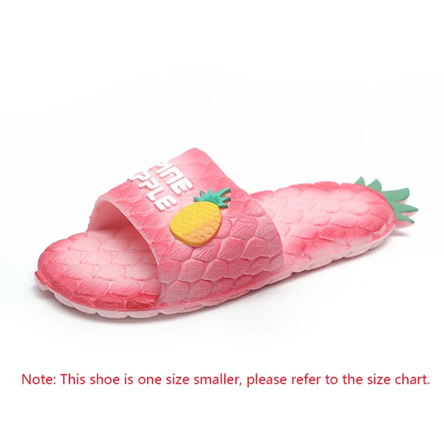 WooWe be a pineapple cartoon wordmarks men Fashion Slippers Sandals Casual 