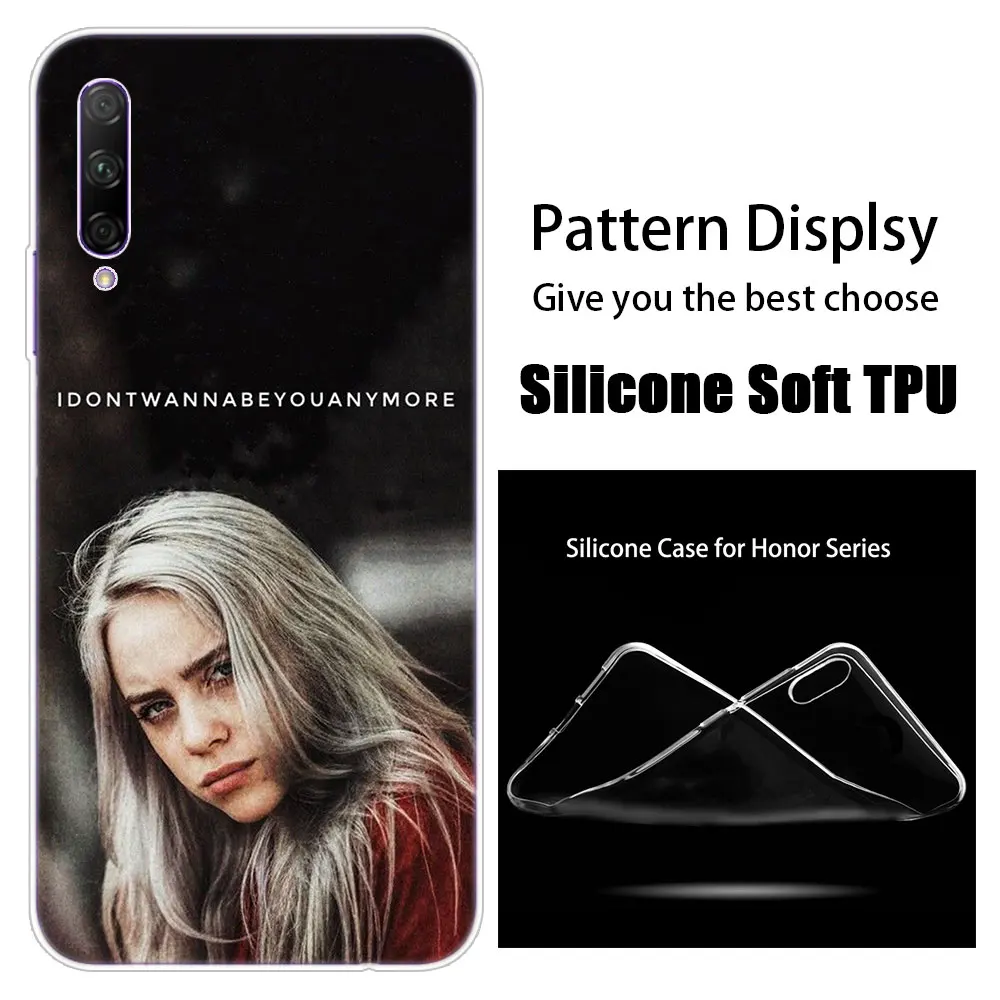 Горячая Распродажа billie eilish bad guy, мягкий силиконовый чехол для huawei Honor 20 20i 10i 10 9 8 Lite 9X 8X 8A 8S 7S 7A Pro View 20 Play3