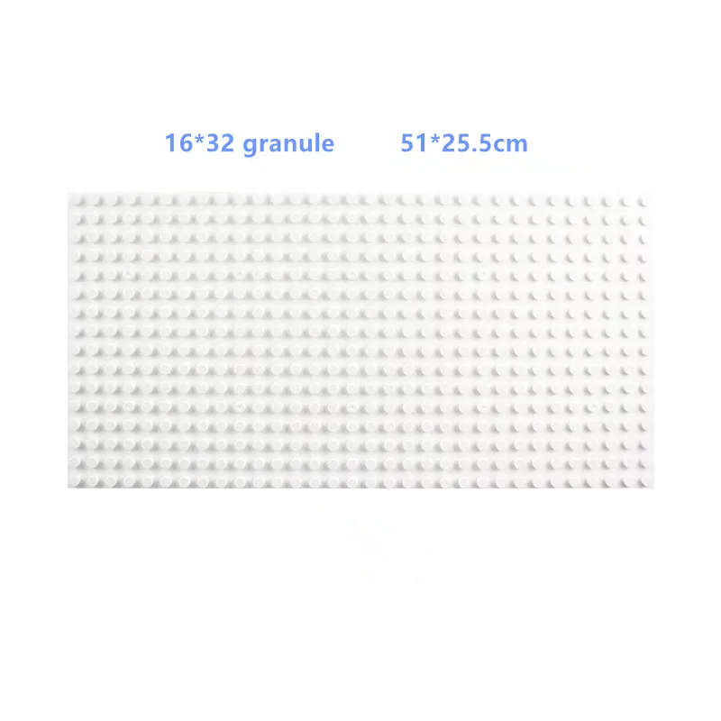 Большие частицы Нижняя пластина 512 точка 16*32 точки 51*25,5 см строительные блоки опорная пластина игрушки для детей