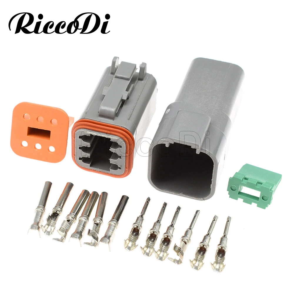 Connettori Elettrici Stagni DT04/DT06 Maschio Femmina 2~12 Pin – Kit Universale