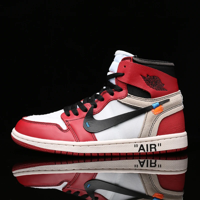 Ow зимние Off White Air унисекс Baskeball Jordan и барсуком; Для женщин Для мужчин Force 1/один большой Размеры Спорт на открытом воздухе с шарами;