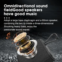 EBS-300 5W Mini Portable Bluetooth Speaker Fabric  Mesh TF Card Music Box IPX6 Waterproof For Phone  PC  Taplet  Palyer - Image 4