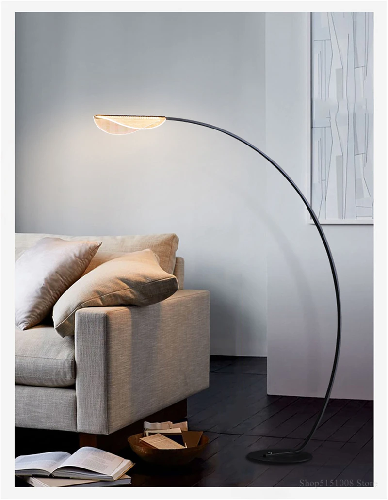 nordic led lamp Living room decor floor lamp fishing lamps minimalist  modern led lighting designer standing lamp Bedroom lights|Floor Lamps| -  AliExpress