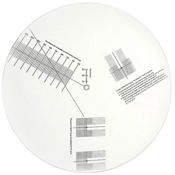 

Anti-Sliding LP Vinyl Record Pickup Calibration Plate Distance Gauge Protractor Adjustment Tool Ruler for Turntable