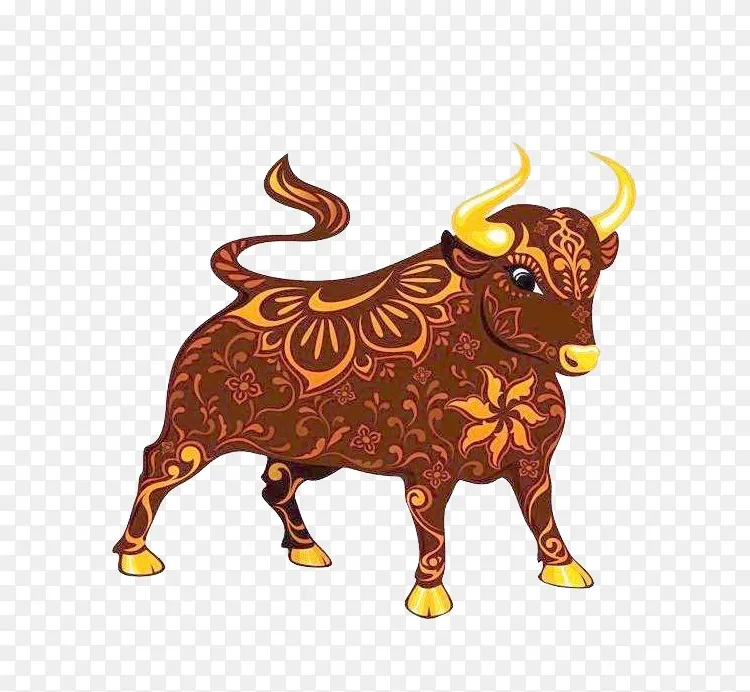 牛生肖年画金牛座