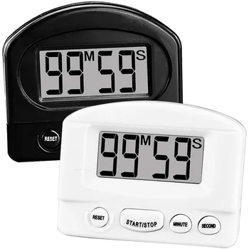 

Kitchen Timer, Digital Kitchen Timer netic Countdown Stopwatch Timer 2 Pack, Big Digits, Loud Alarm