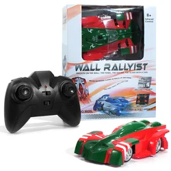 Voiture d'escalade murale télécommandée 300mAh Rechargeable par USB, jouet de cascade rotatif à 360 ° pour enfants de 4 à 12 ans, cadeau de noël 