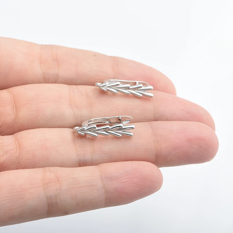 Silver Color Brass Earring Hooks for DIY Jewelry Making