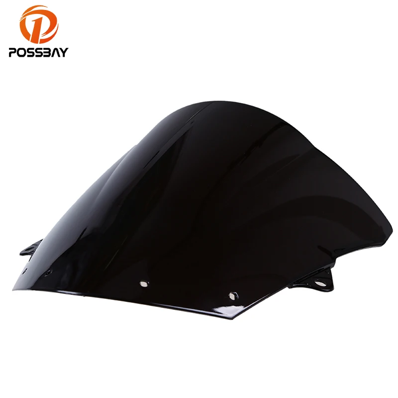 Лобовое стекло POSSBAY для мотоцикла Kawasaki Ninja ZX6R 2009-2015 09 10 11 12 13 14 15 аксессуары скутера