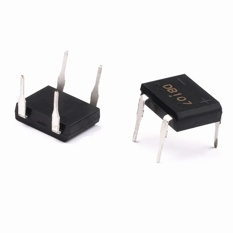 10pcs/lot DB107 DIP-4 1A 1000V Single Phases Diode Rectifier Bridge diode bridge rectifier electronic component rectifier diodes electrical rectifier diodes electrical diodes electrical component In Stock