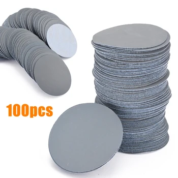 

100pcs 3Inch Round Sander Discs 300 Grit Sanding Paper Polishing Sander Pad Sandpaper for Abrasive Tools