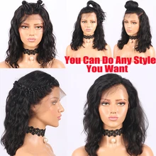 Парик для косплея короткие синтетические волосы кудрявые афро высокотемпературные коричневые кружева спереди черные термостойкие волокна волна воды