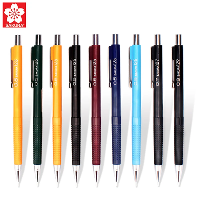 

SAKURA XS-125 Mechanical Pencils 0.5/0.7/0.9mm For Manga Design Daily Writing Stationery School & Office Supplies Gift