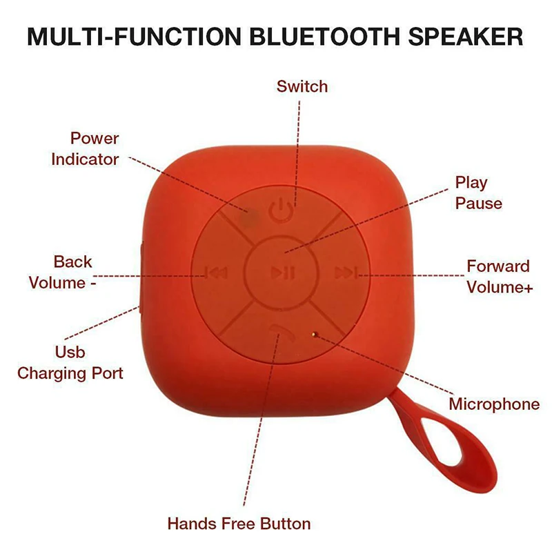 Портативный Bluetooth динамик беспроводной мини Bluetooth небольшой квадратный стерео динамик с портативным ремешком NC99