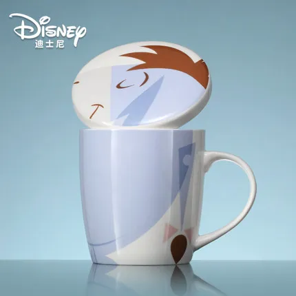 Подлинная Дисней Мода Мультфильм молоко кофе кружка чашка с крышкой керамическая чашка высокого качества коллекция детский подарок 280 мл