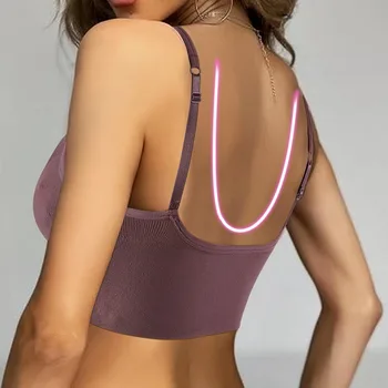 Seamless sports bra for girls women's underwear sexy Lingerie Push-up bras 4
