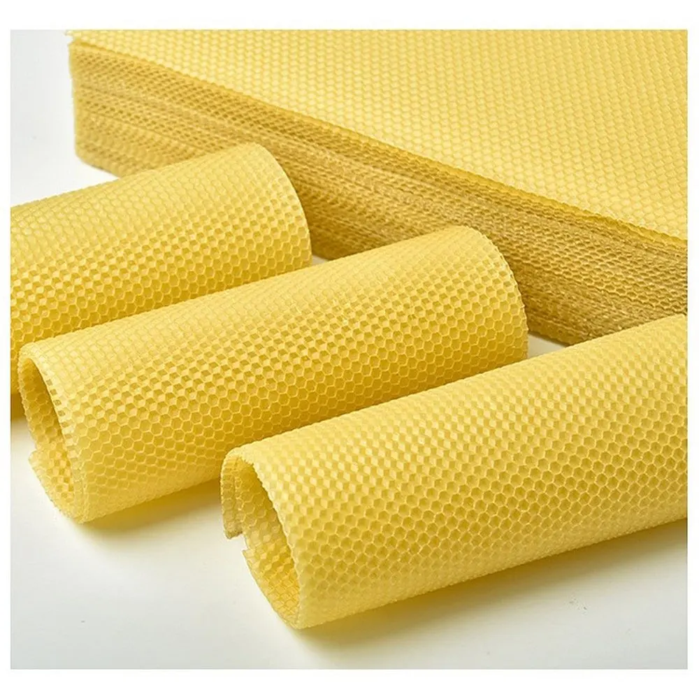 30Pcs Honeycomb Foundation Beeswax Sheets Honey Beekeeping Tool Bees Beekeeper Supplies