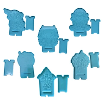 

1 Set DIY Mobile Phone Stand Epoxy Resin Mold Cellphone Holder Silicone Mould