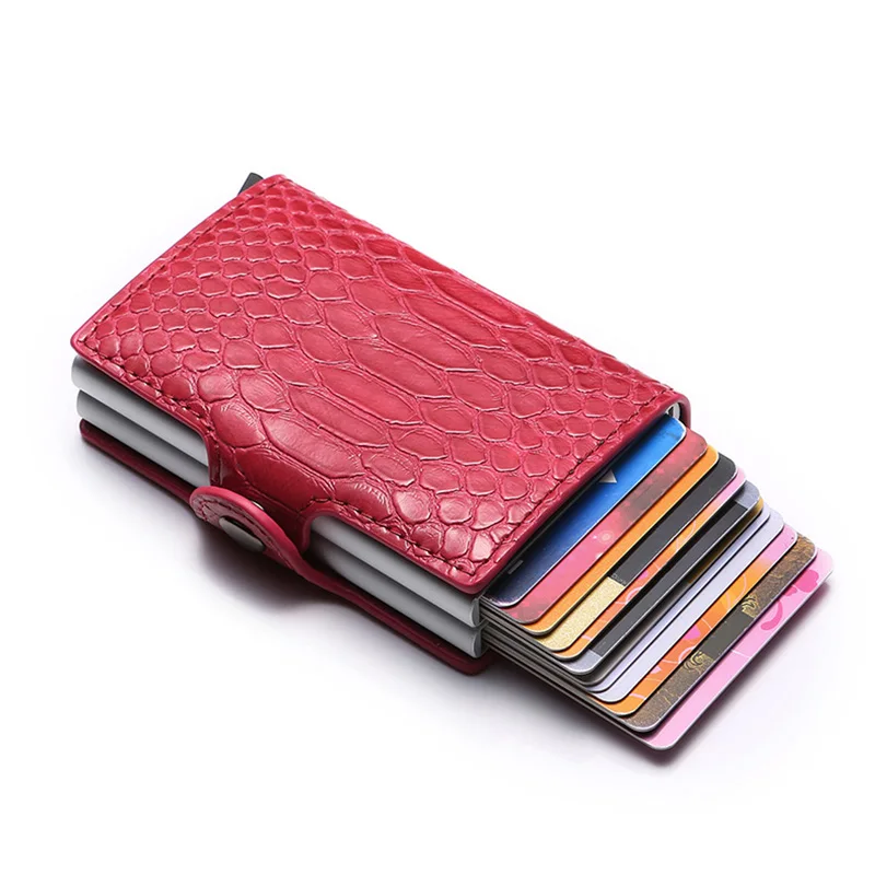 Anti Rfid Men Women Credit Card Holder ID Case Wallet Metal Aluminum Business Bank Creditcard Cardholder Protection Pashouder