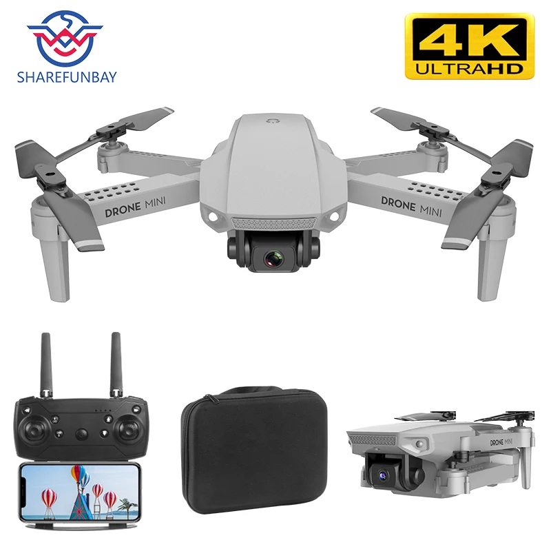 Photo Product SHAREFUNBAY E88 drone 4k HD Dual Drone wide-angle camera drone WiFi 1080p real-time transmission FPV drone follow rc Quadcopter