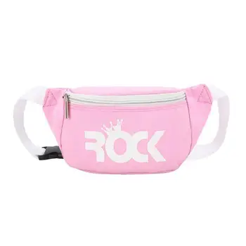 

Children Baby Girl Waist Packs Kid Fanny Bag Fashion Solid Color Chest Bag For Boy Printing Money Waist Shoulder Kawaii Bag #15