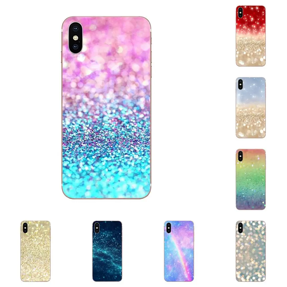 Произведения искусства пастельных сверкающая блестка Kawaii для LG K50 Q6 Q7 Q8 Q60 X