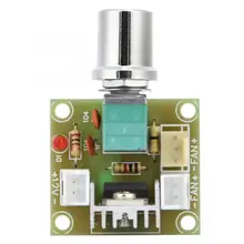 Fuente de alimentación ajustable XH-M137 tablero de voltaje lineal ajustable 3,25 ~ 15V interruptor de Control de velocidad de ventilador completo con perilla Variable(China)