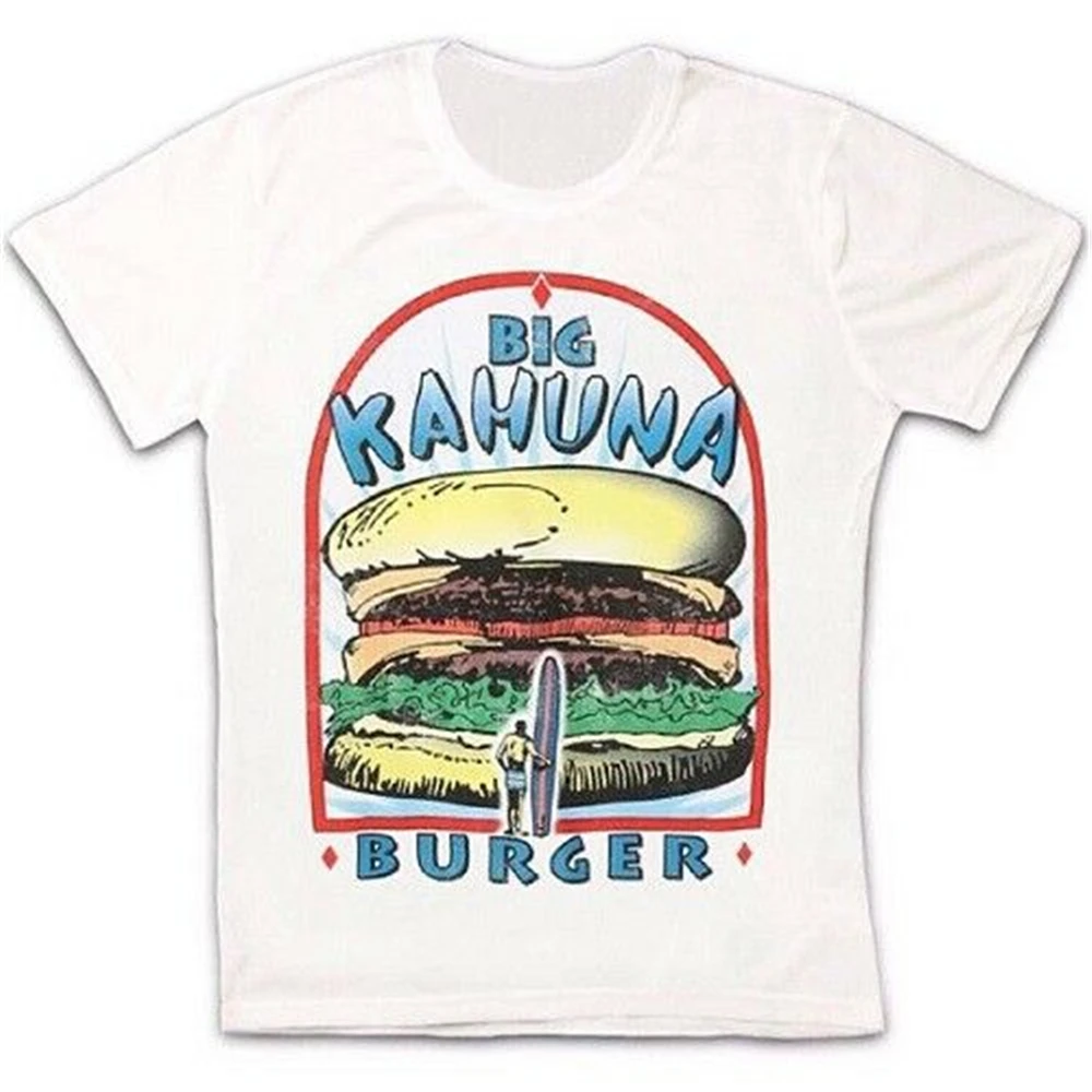 Big Kahuna Burger Pulp Fiction Movie Co Retro Vintage Hipster Unisex T Shirt 900 Humorous Tee | Мужская одежда