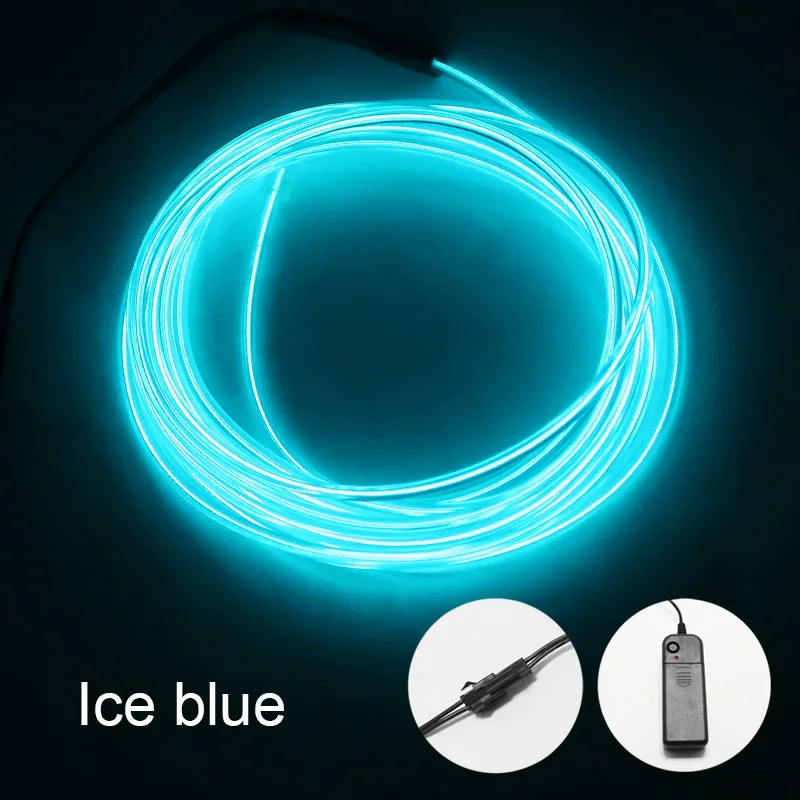 Neon Light El Led Wire Under Car Flexible Soft Tube Lights Christmas LED Strip Sign Anime/Body Woman/Rooms Rope RGB | Дом и сад