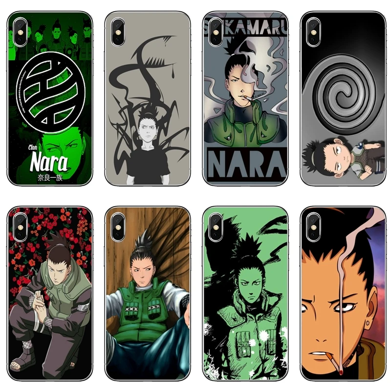 Naruto nara shikamaru для iPhone XR X XS Max 8 7 6s 6 plus SE 5s 5c 5 iPod Touch аксессуары чехол телефона|Бамперы|