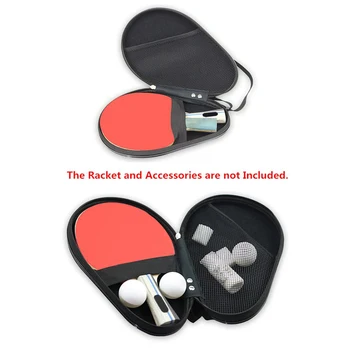 

Professional Gourd Table Tennis Hard Case PU Waterproof Table Tennis Racket Bag Table Tennis Accessories new