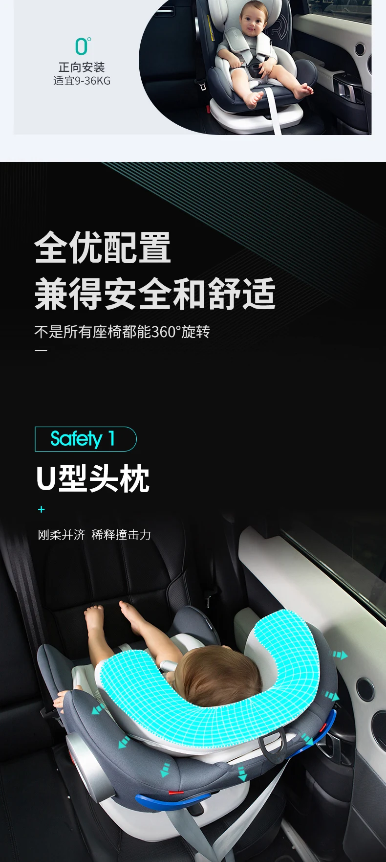 Eebaby 916(розовый) Детское автомобильное безопасное портативное детское автомобильное кресло-трансформер детское сиденье с Isofix