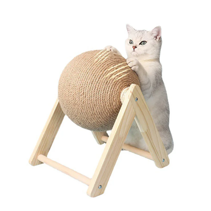 Sisal Bal - Kattenspeelgoed - Geknoopt - 7 cm