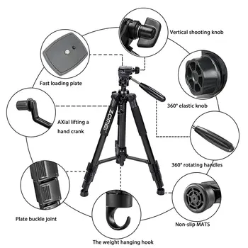 

Tripod for Live SLR Camera Photography Phone Video Pictode Camara Profesional Mount Telescopic Cell Phone Stand