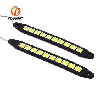 

POSSBAY 2x Car COB DRL Driving Light 10 LEDs Flexible Daytime Running Light For Honda/Toyota/Hyundai/VW/Kia/Mazda/Buick/Nissan