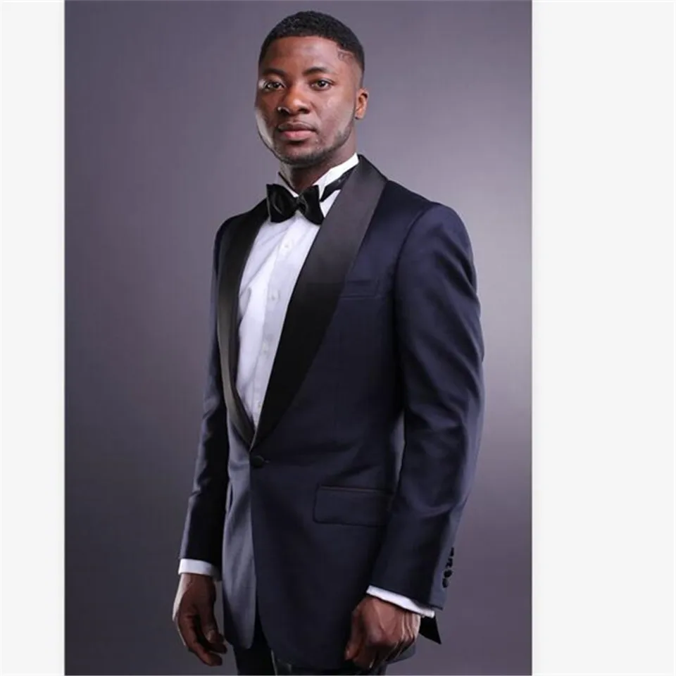 New Men’s Suit Smolking Noivo Terno Slim Fit Easculino Evening Suits For Men Groom Tuxedos Costme Homme Shawl Lapel Double Breas