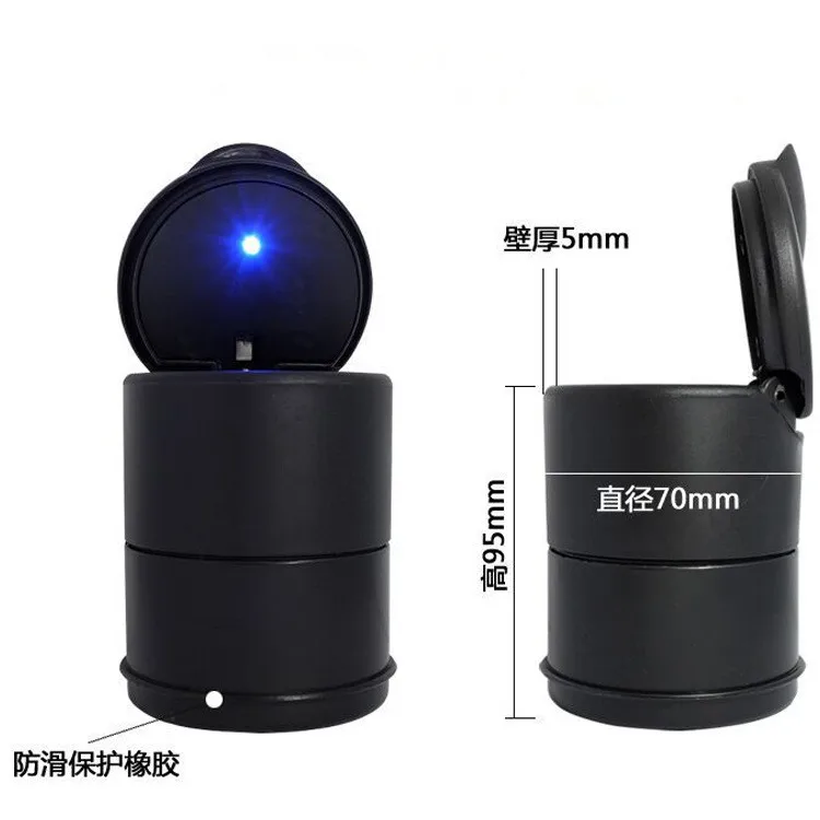 1 шт. портативный автомобильный Грузовик Светодиодный пепельница для сигарет