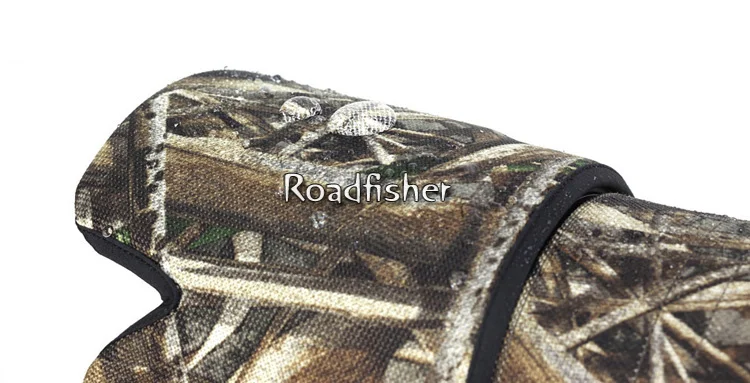 Roadfisher камуфляж Открытый водонепроницаемый пылезащитный объектив камеры обёрточная бумага ткань покрытие пальто для CANON EF 70-200 F2.8 LIS II USM