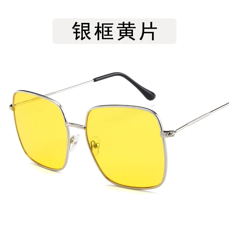 

17208 Retro circular spectacle frames for men and women with flat lens sunglasses