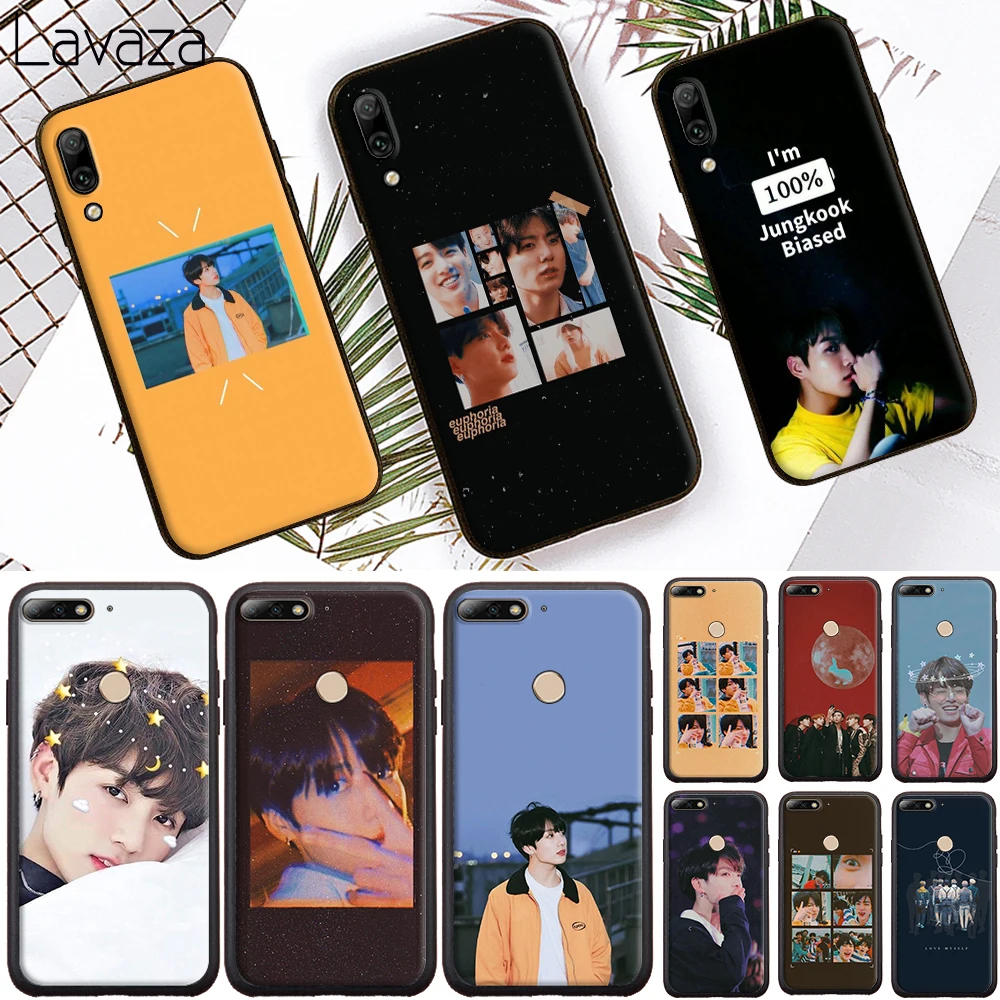 Мягкий чехол KPOP Euphoria Jungkook для Huawei Honor 6A 7A 8A 20 Pro 7C 8C 7 8X 8 9 10 lite 20S Note View |