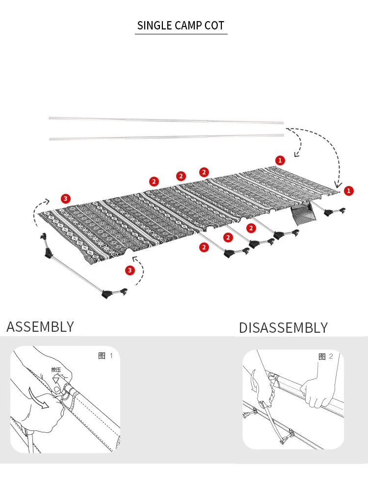 Кемпинг кроватка компактная раскладушка кровати для наружного альпинизма кемпинг кроватка Сверхлегкий складной тент