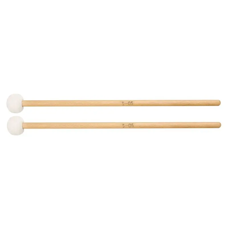 

Head Drum Cymbal Gong Mallet Soft Hammer Sticks Mallets Rods Felt Hammer