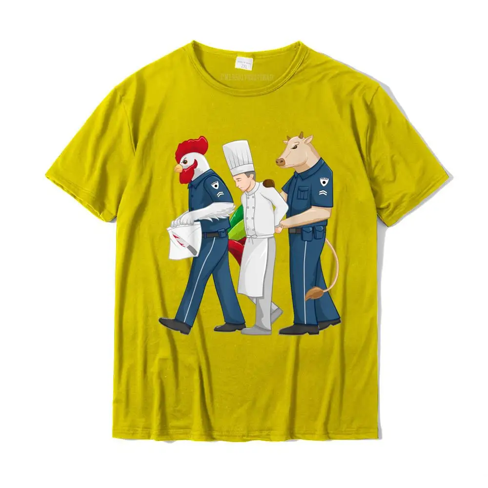 Family Men T Shirts Crew Neck Short Sleeve All Cotton Fashionable Tops Tees cosie Sweatshirts Free Shipping Funny Chef Accused of Murder Restaurant Cook Kitchen Worker T-Shirt__MZ23440 yellow