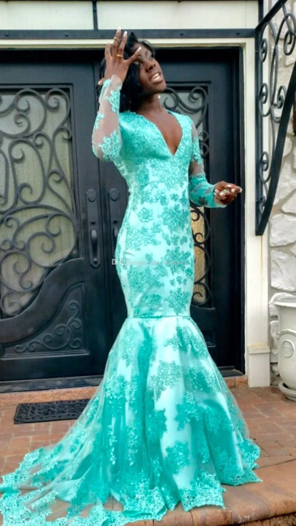 2017-cheap-mermaid-prom-dresses-v-neck-long