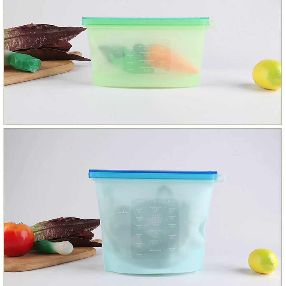 Многоразовые Пакеты для холодильника кухонные пакеты хранения пищевых