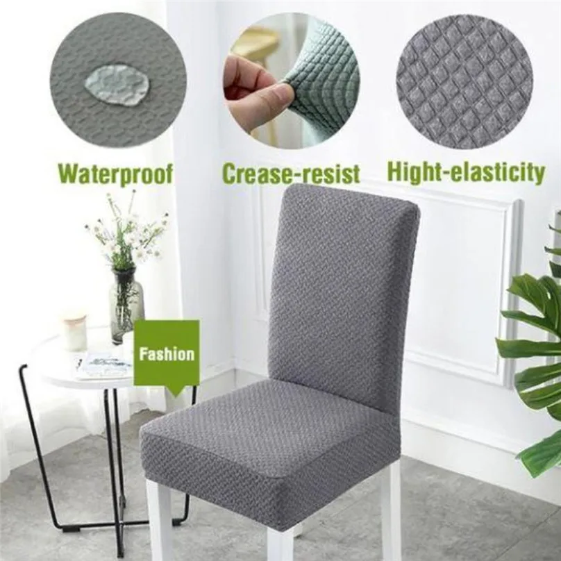 

Chair cover Elastic Handmade Waterproof dining furniture covers Decorative Chair Seat covers Home decor &4A12