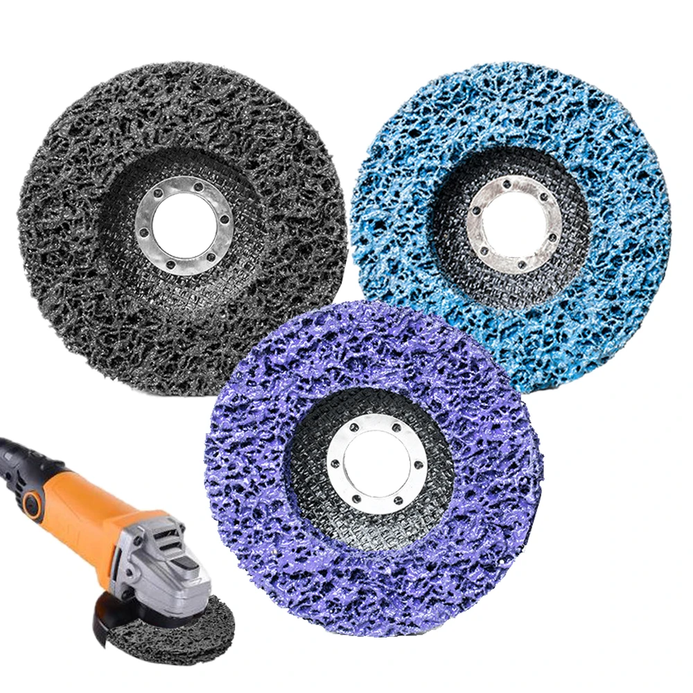 Tools HLZS8Pcs 125Mm Poly Strip Disc Abrasive Wheel Paint Rust Remover