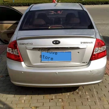 

Use for KIA Cerato 2006--2013 Year Spoiler Sport ABS Plastic Carbon Fiber Look Rear Trunk Wing Car Body Kit Accessories