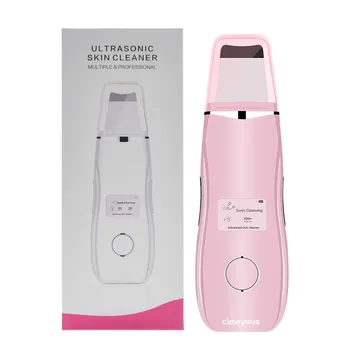 

Ultrasonic ion facial peeling scrubber blackhead remover OLED display face rejuvenation anti wrinkle skin lifting machine